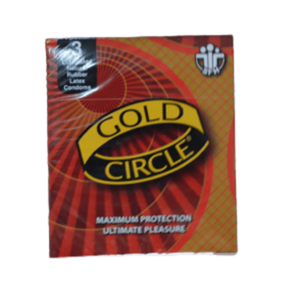 Gold Circle Condom x3