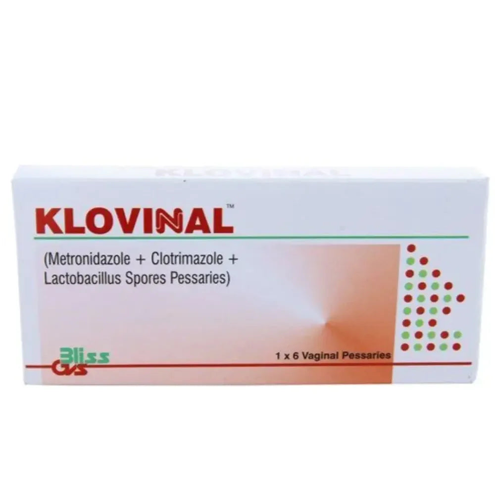 Klovinal Vaginal Pessaries x6