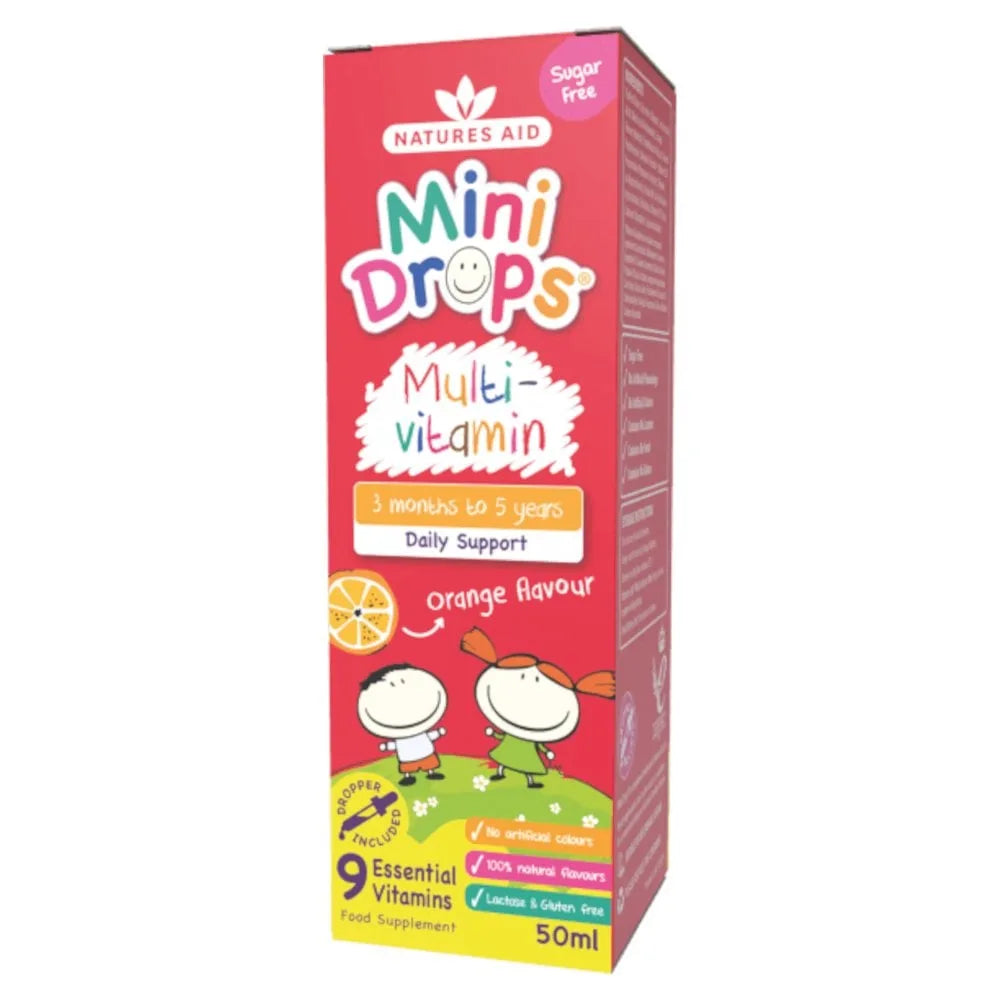 Nature Aid Mini Drop Orange Multi 50ml