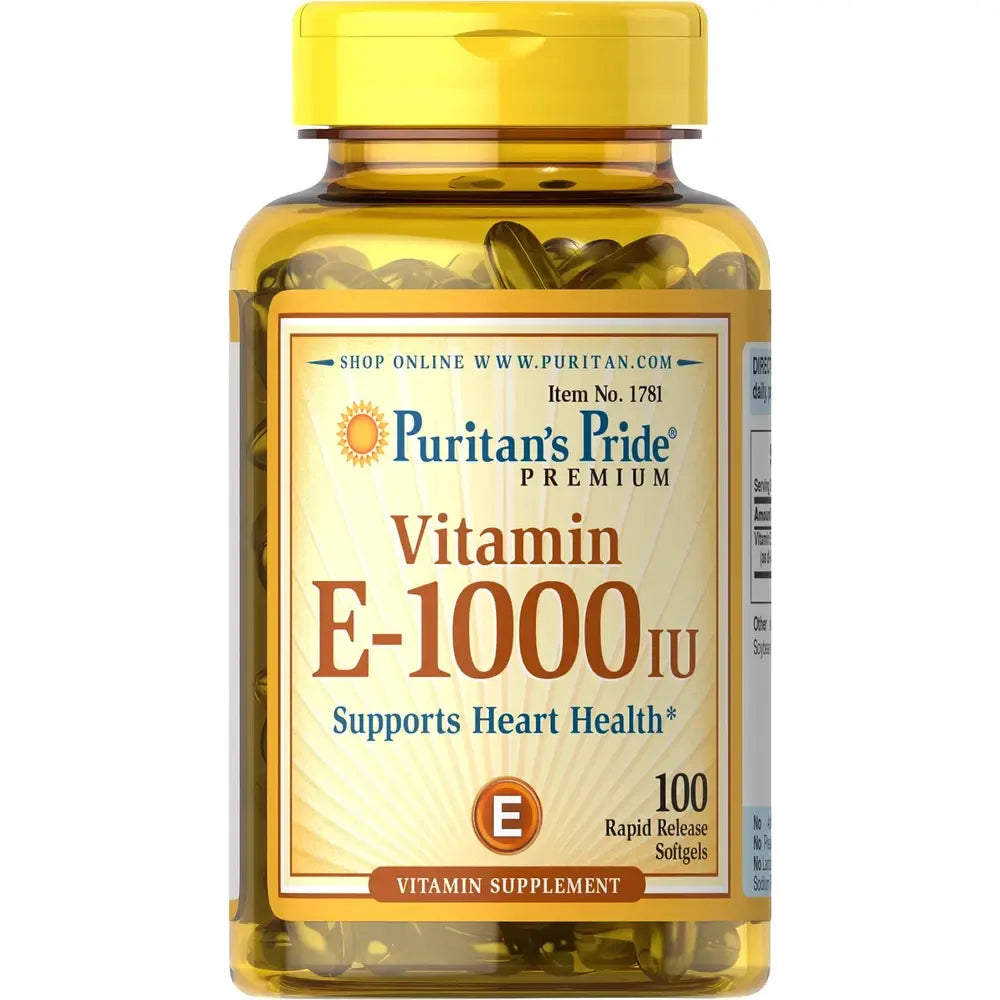 Nature's Pride Vitamin E 1000 IU Capsules x100