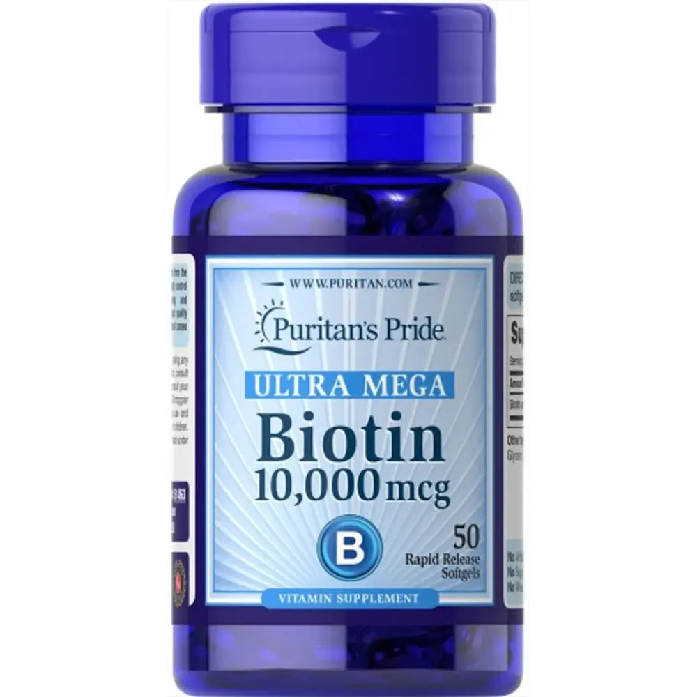 Puritan's Pride Biotin 10000mcg x50