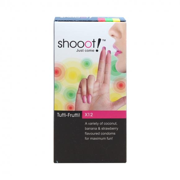 Shooot Condoms Tutti-Fruiti X12