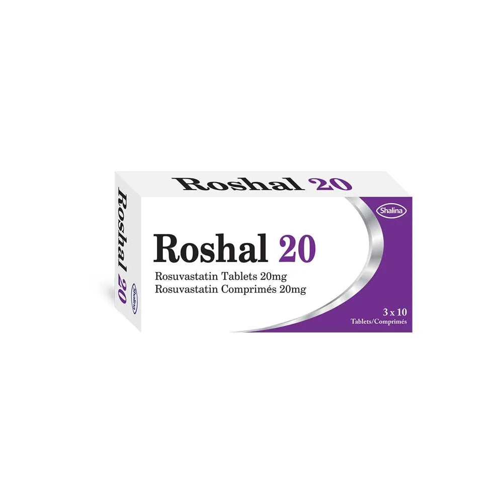 Roshal 20 Rosuvastatin 20mg x30