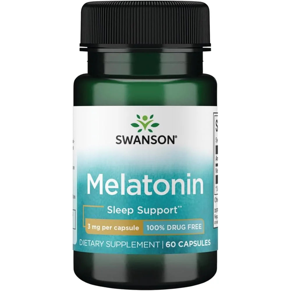 Swanson Melatonin 3mg x60 Capsules