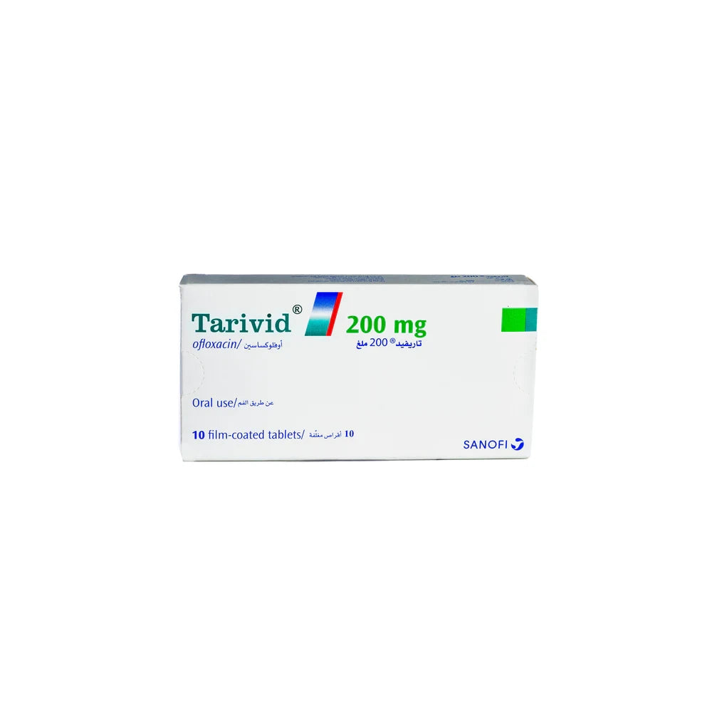 Tarivid (Ofloxacin) 200mg Tabs x10