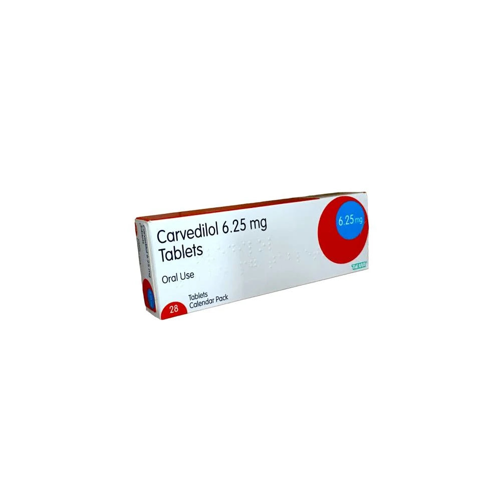 Teva Carvedilol 6.25 mg x28