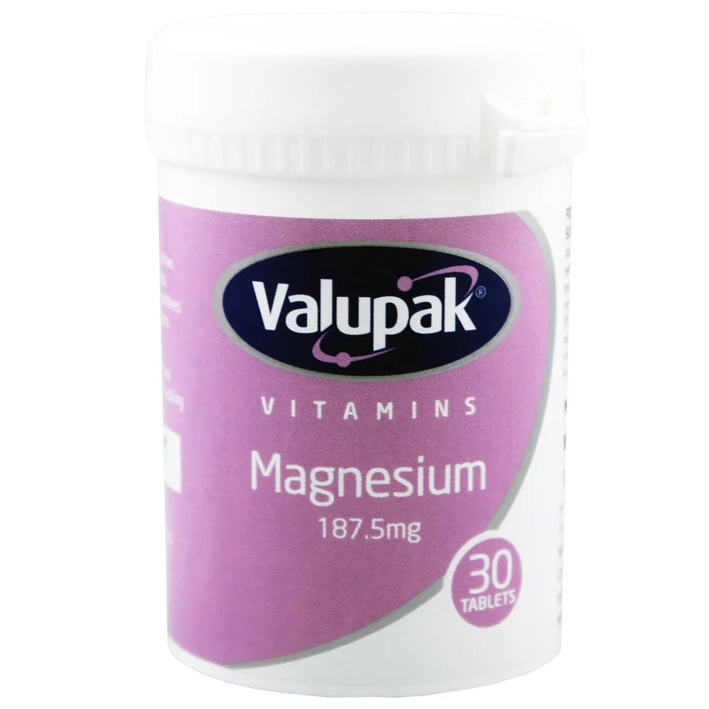 Valupak Magnesium 187.5mg Tablets x 30