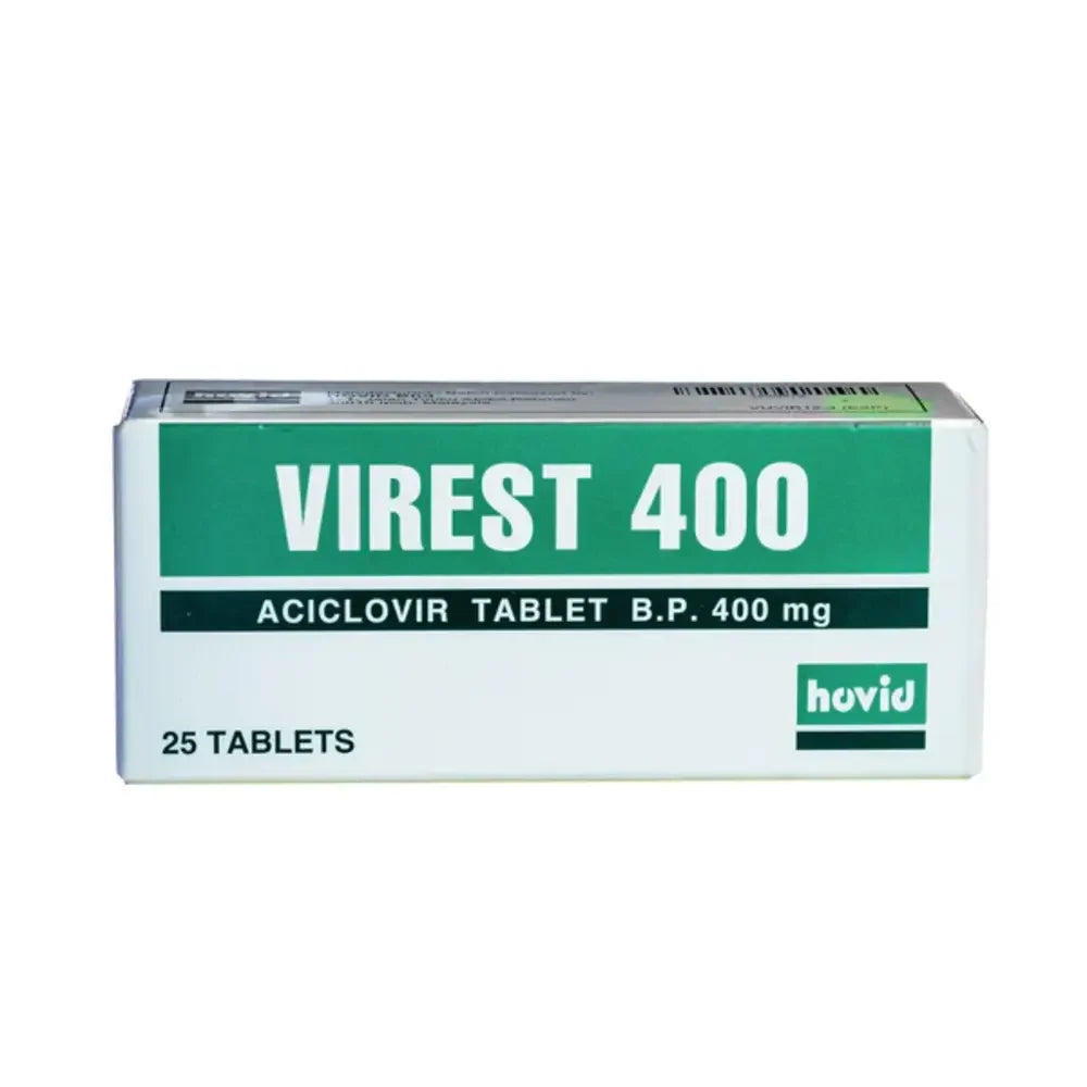 Virest Aciclovir 400mg Tabs x25