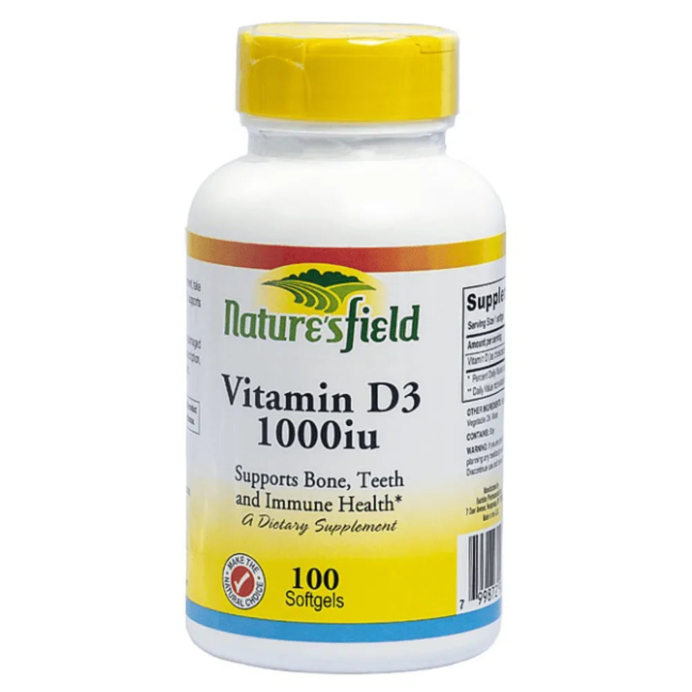 Vitamin D3 (Naturesfield) 1000IU x100