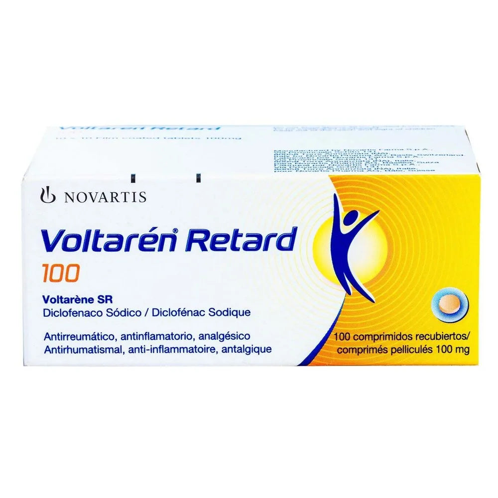Voltaren Retard (Diclofenac Sodium) 100mg Tabs x100 Pack