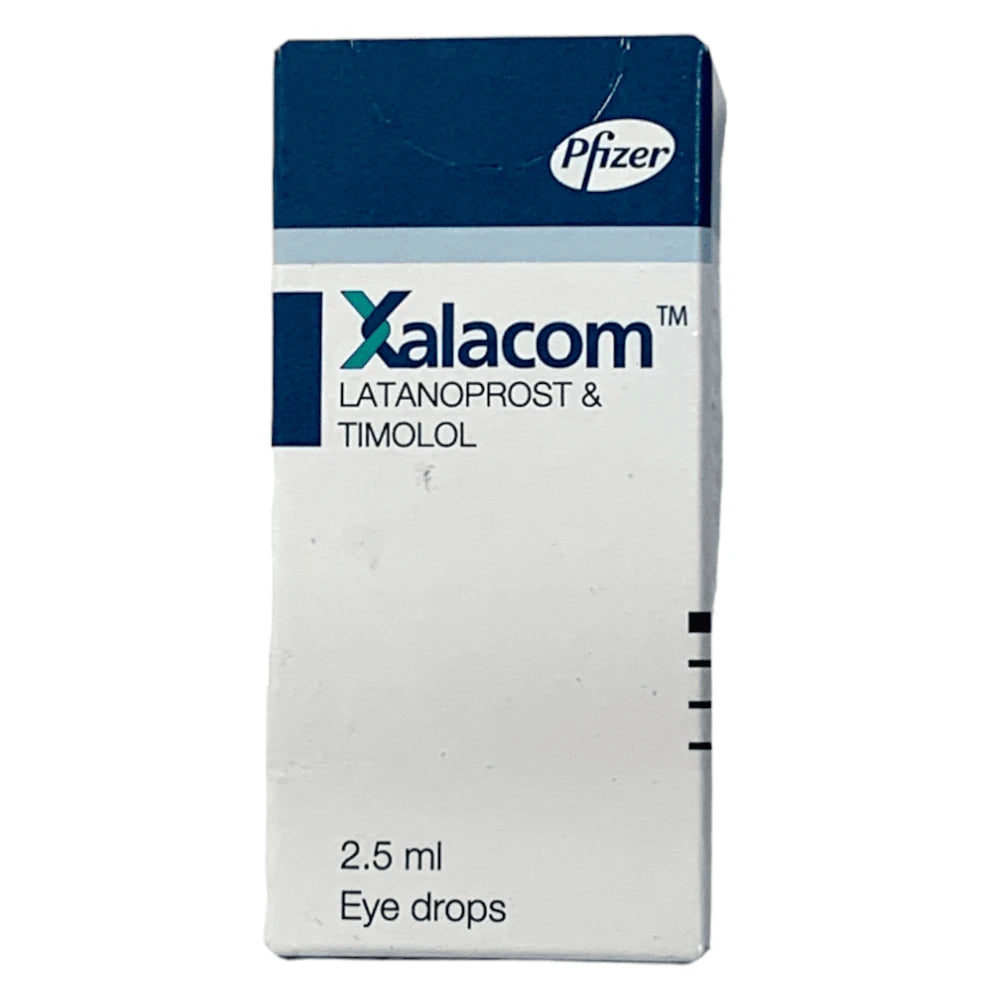 Xalacom 50mg/5mg (Latanoprost/Timolol) Eye Drop x2.5ml