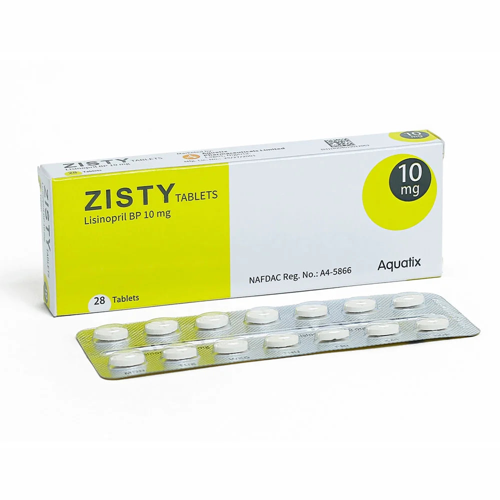 Zisty Lisinopril 10mg x28