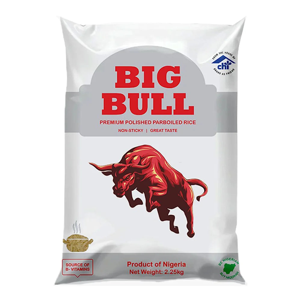 Big Bull Parboiled Rice Gold 2.25kg x1