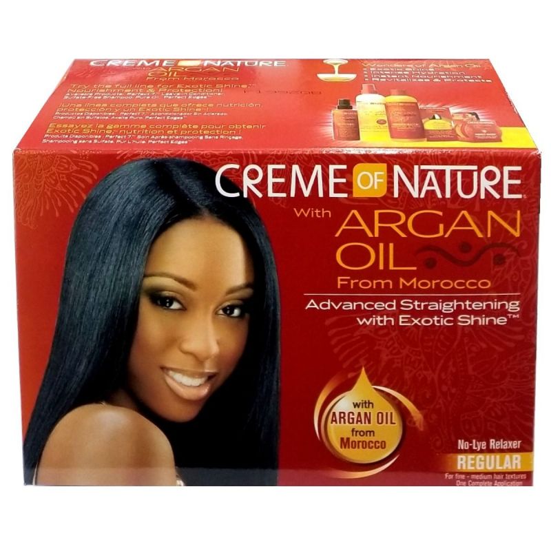 Creme of Nature Argan Oil Advanced Straightening No-Lye Relaxer (Regular)