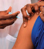 Image of a woman reciving a DMPA injection