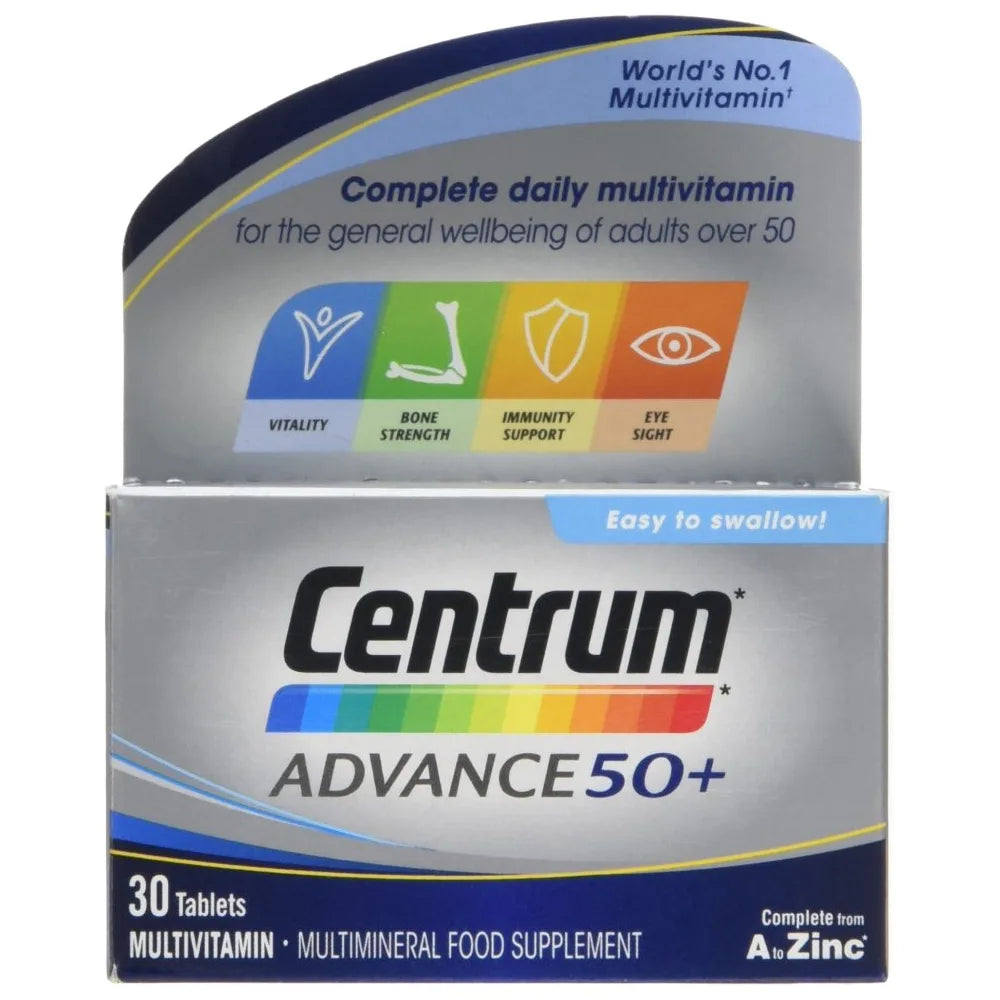 Centrum Advance 50+ Multivitamin Tablets x 30