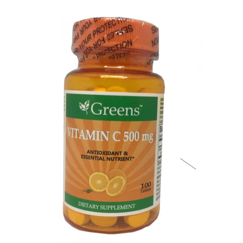 Greens Vitamin C 500mg Tablets x 100