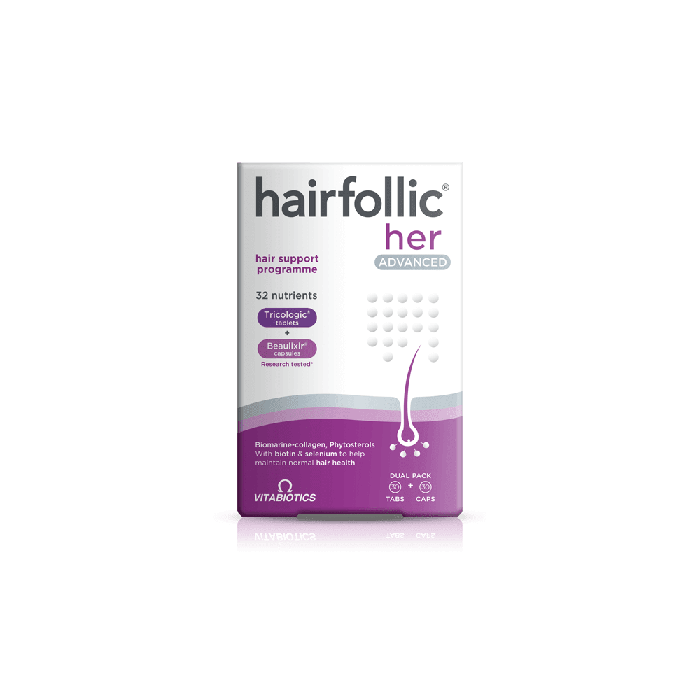 Vitabiotics Hairfollic Her Advanced Dual Pack Capsules x 60