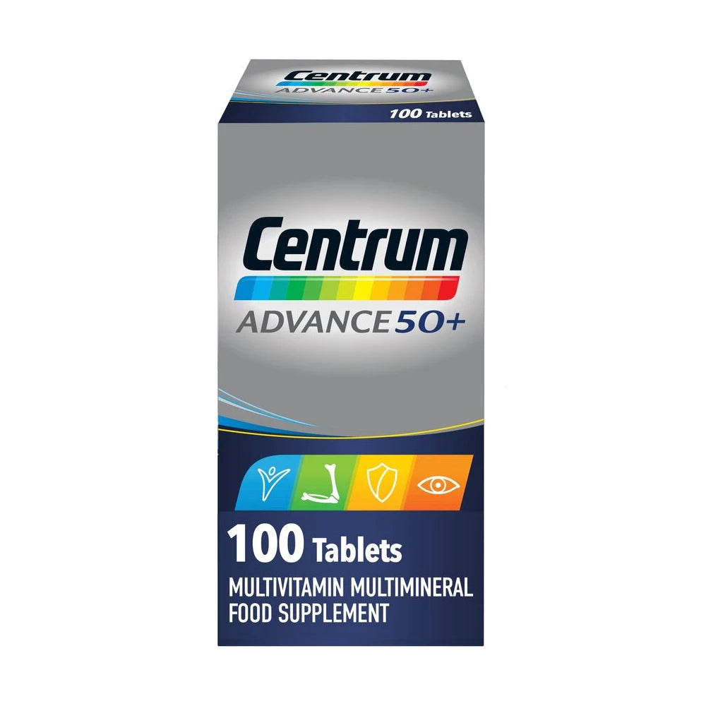 Centrum Advance 50+ Multivitamin Tablets x 100