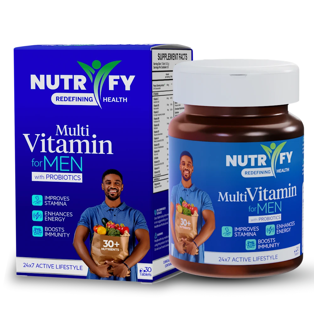 Nutrify Multivitamin For Men with Probiotics x30