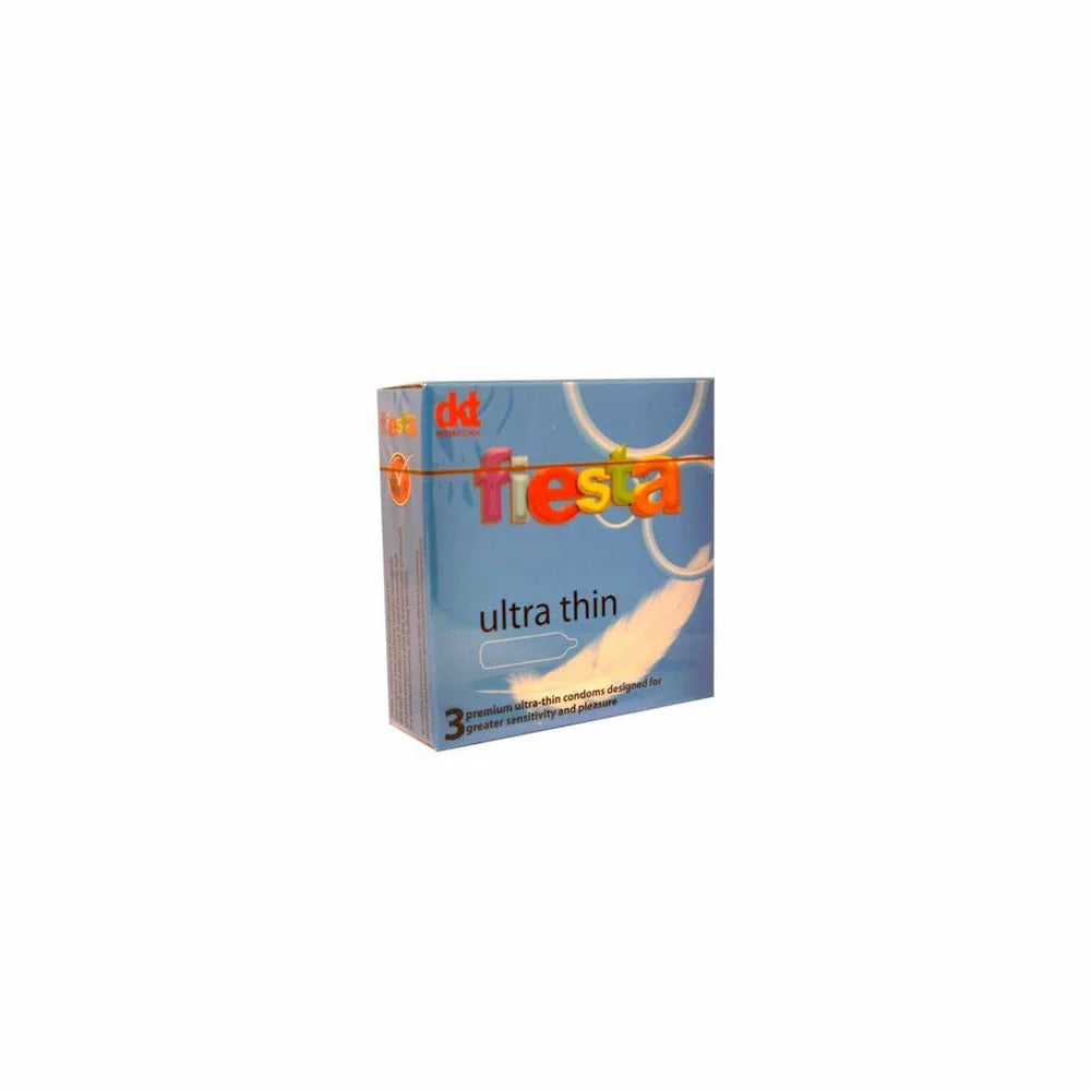 Fiesta Ultra Thin Condoms x3