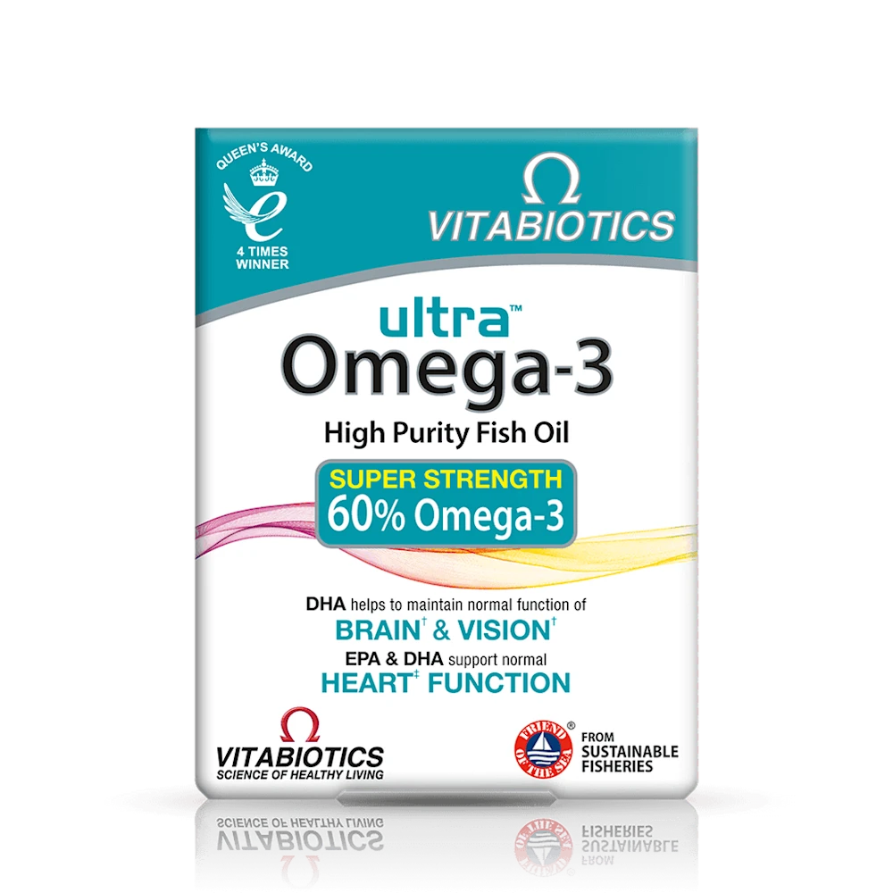 Vitabiotics Ultra Omega-3 High Potency Capsules x 60