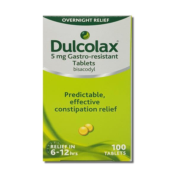Dulcolax 5mg Tablets X 100