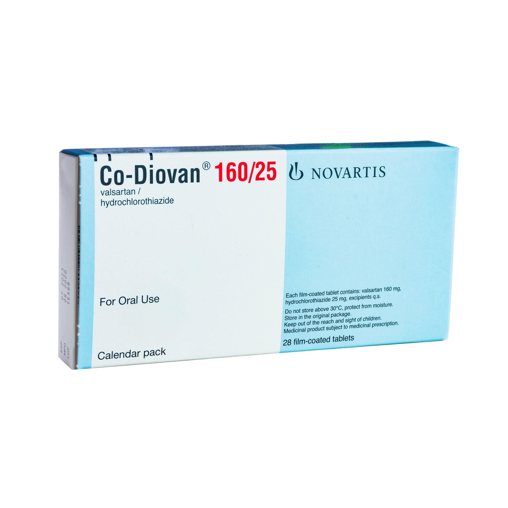 shop Co-Diovan (Valsartan/Hydrochlorothiazide) 160m/25mg Tablets X28 from HealthPlus online pharmacy in Nigeria
