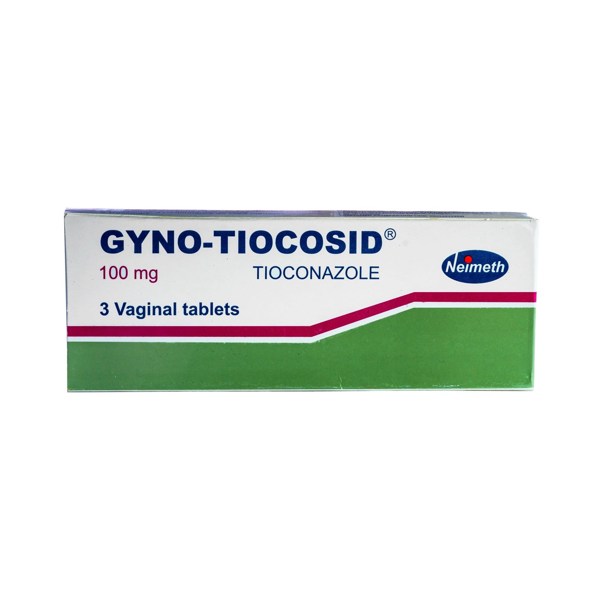 shop Gyno-Tiocosid 100mg Pessary X3 from HealthPlus online pharmacy in Nigeria