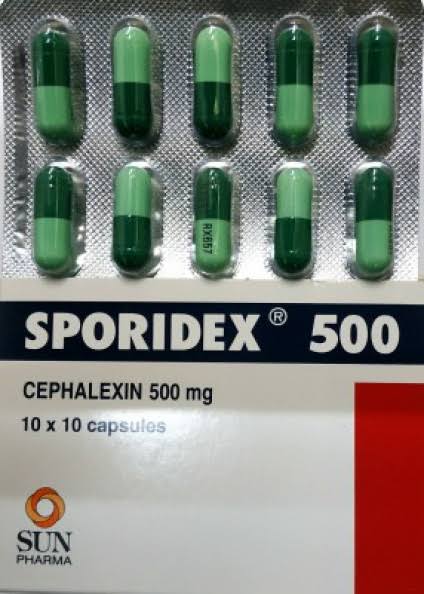 Sporidex 500mg (Cephalexin)